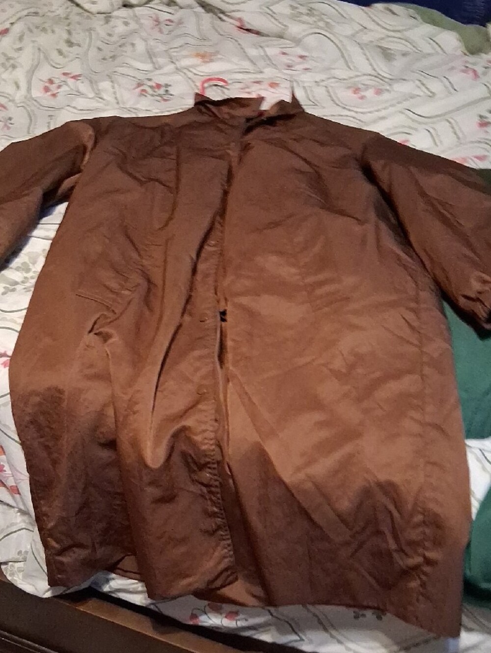 Forever 21 Men's Brown Trench Coat - Picture 4 of 4